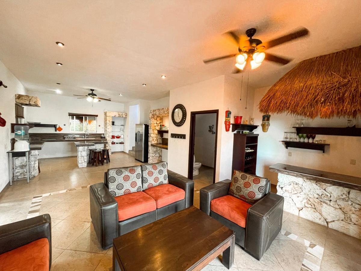 Villa Serenity Cove Lagoon Front Bacalar